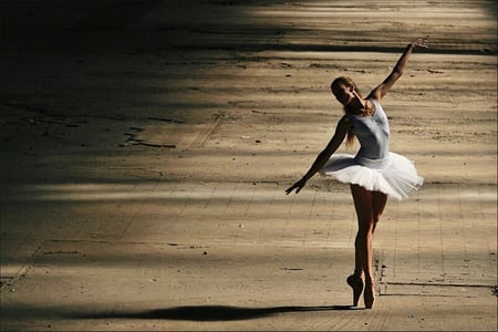 Ballerina - woman, dance, grace, ballerina