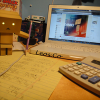 Danbo Doing His Math