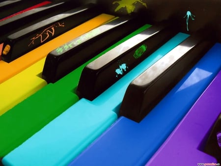 music - abstract, music, colorful, nice