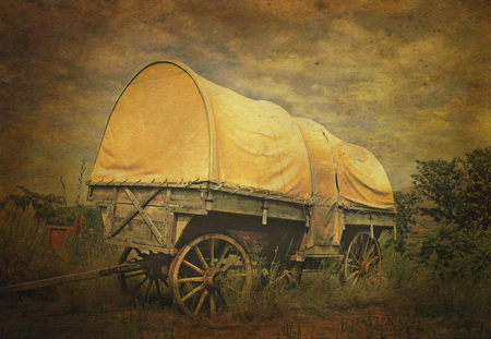 Old wagon - traveling, abstract, old, wagon, caravan, travel, other