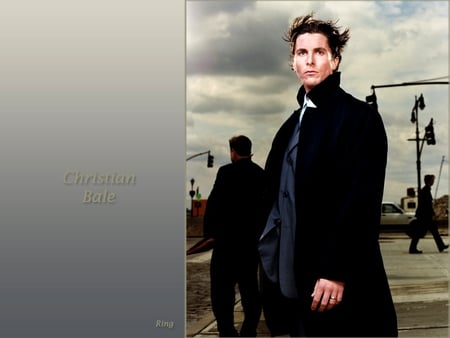 Christian Bale - male, nice eyes, actor, dark dress, cute