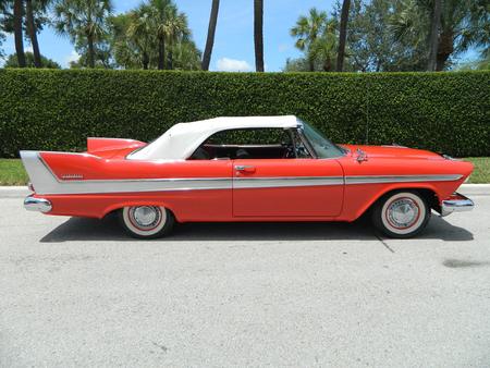 1958 Plymouth Belvedere Red 2 - 1958, plymouth, belvedere, classic red