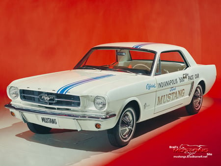 1965 Ford Mustang Pace Car - ford, pace car, 1965, mustang