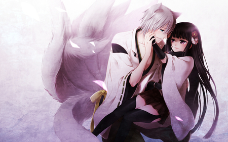 Inu X Boku - tail, black hair, inu x boku, animal ears