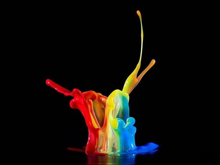 Colorful splash - pretty, abstract, colorful, mixed color, nice other