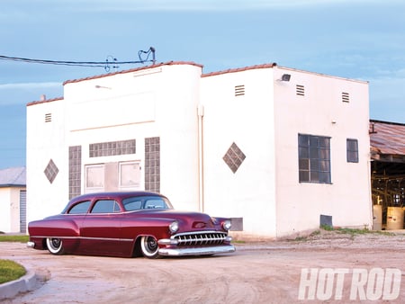 '54 Chevy Custom Coupe - 54, street, chevrolet, hot, rod, antique, chevy, coupe, car, custom, hotrod, vintage, 1954, classic