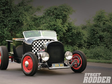 1928 Ford Roadster Pickup - street, hot, 1928, 28, ford, rod, antique, pickup, car, custom, hotrod, roadster, vintage, classic