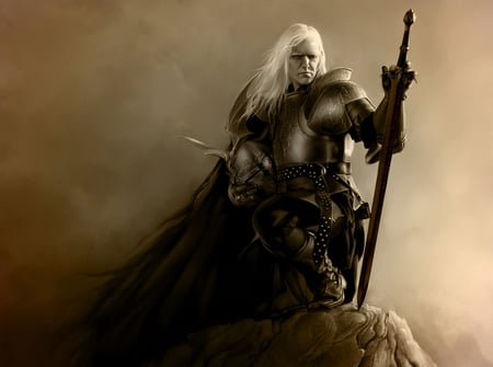 Elric of Melnibone - The White Wolf - albino, elric, sorcerer, warrior king