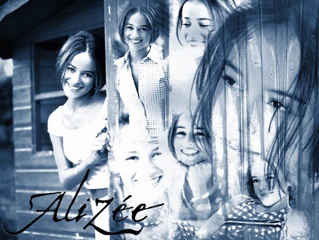 Alizee - collage, girl, blend, alizee