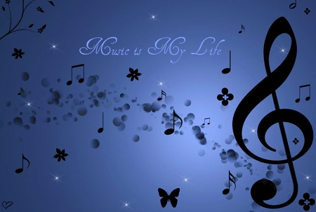 Music is My Life - anime, love of music, music, beauty