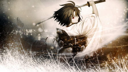 ANIME GIRL - katana, girl, weapons, anime