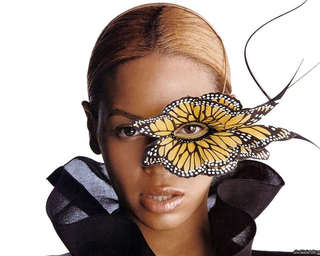 Beyonce - beauty, beyonce, black, mask