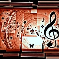 Abstract Music Art