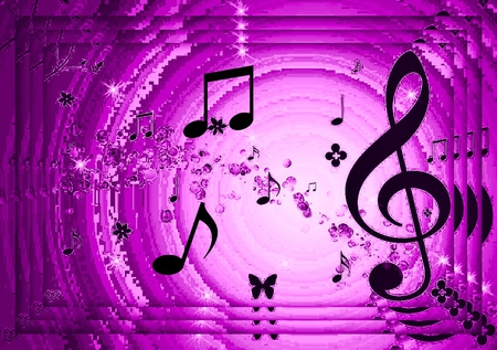 Music - artistic, music, colorful, beauty