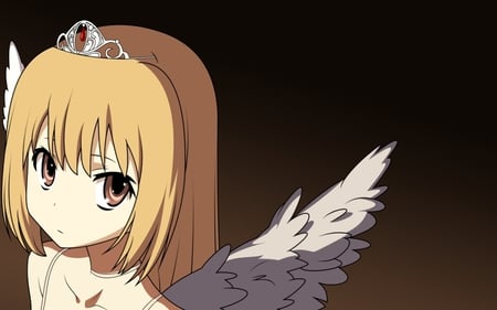 Angel anime girl - anime, woman, girl, angel, hair