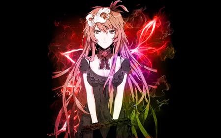 Laser anime girl - woman, girl, hair, anime, laser