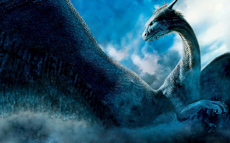 Dragon - cgi, fantasy, dragon, deadly, wings, dark