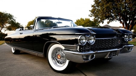 Black 1960 Cadillac - cadillac, black, 1960, eldorado