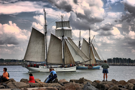 Sailboats - beautiful, sailboats, cool, picture