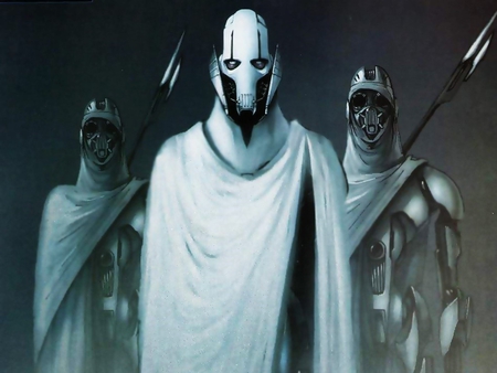 general grievous - cloaks, guards, robot, weapons