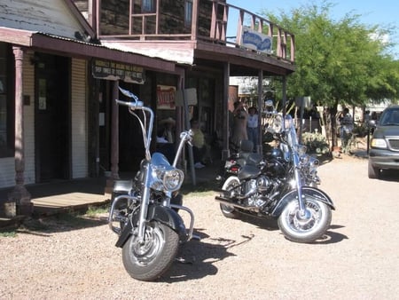 Steel Horses at Tombstone - bikes, tombstone, motorcycles, steel horses