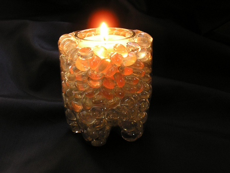 Romance - abstract, image, photography, candle, beauty, romance, orange, light