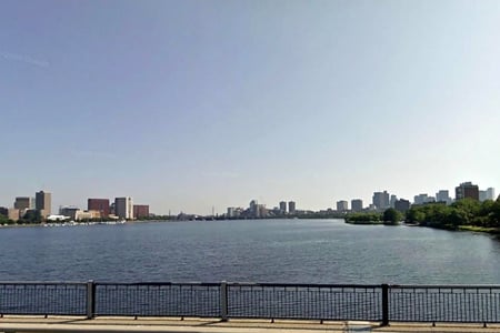 Charles River - river, water, blue, massachusetts, sky