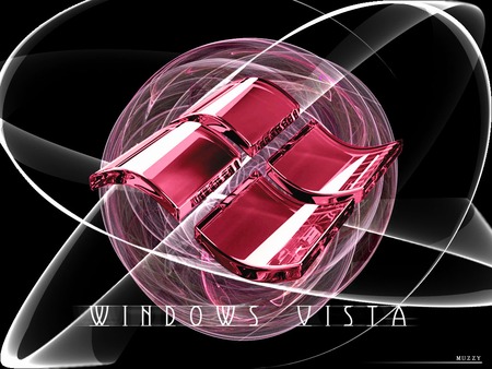 Windows Vista - red, vista