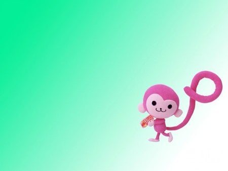 Pinky The Monkey - anime, cartoons, monkey, cute