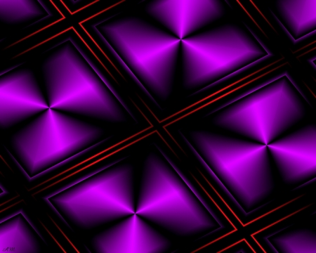 Purple grid - purple, grid, abstract, computer art, cg