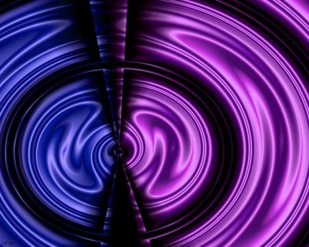 Duo 2 - cg, abstract, purple, blue, computer art, texture