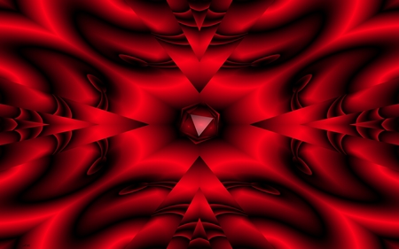 The jewel - widescreen, cg, abstract, 2560x1600, red, 3d, jewel