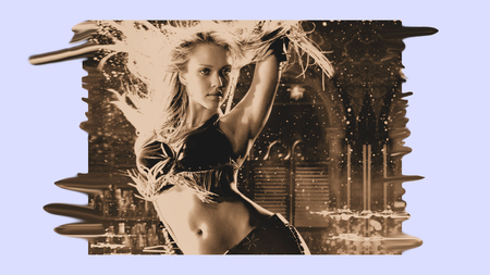 Sin City - bar dance, dance, sin city, cowgirl, jessica alba