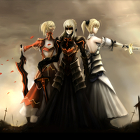 Three Saber Warrior