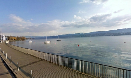 Lake Geneva - clouds, water, lake, switzerland, sky