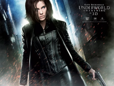 underworld awakening - underworld, selene, mesy, leather, vampires, actress, vampire, movie wallpaper, underworld awakening, action, kate beckingsale, english