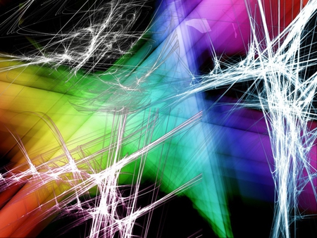 Cracked Colors - craked, colors, rainbow, abstract