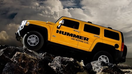 Rock Climbing - mountains, hummer, cars, nature, other, entertainment