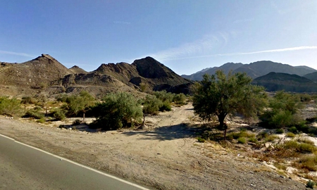 San Felipe - trees, hills, mountains, sky, mexicali