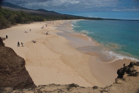 Wide View - beach, sand, sky, ocean