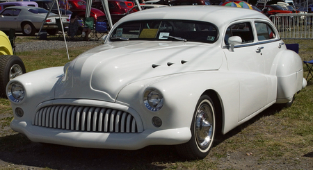 1948 Buick Custum - buick, gmc, white, 1948