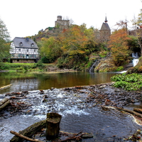 House by the river.