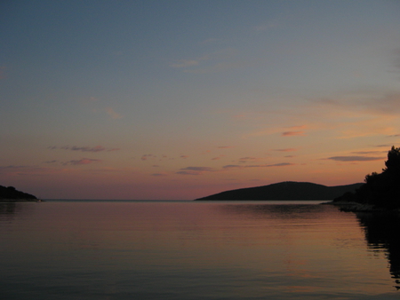 ADRIA SUNSET - adria, sunset, dark, croatia