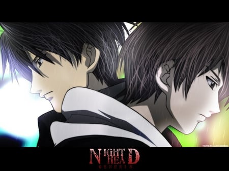 Night Head Genesis - Naota&Naoya - naoya, anime, boys, night head genesis, horror, naota