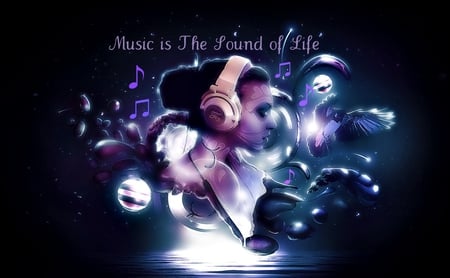 Music is The Sound of Life - music, sound, artistic, beautiful