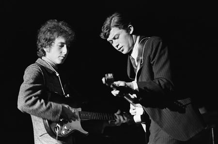 Bob Dylan And Robbie Robertson - tn, 1965, knoxvill, oct 8