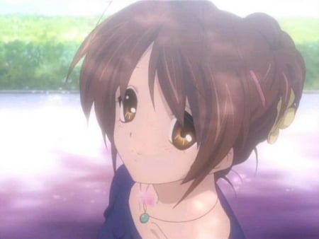 nagisa - anime, clannad, girl, wallpapwe