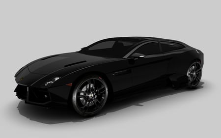 LAMBORGHINI CONCEPT CAR - black, concept, car, lamborghini