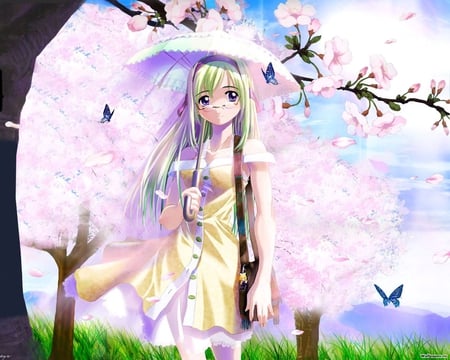 Pretty anime - pretty, colorful, anime, girl, nice, sexy