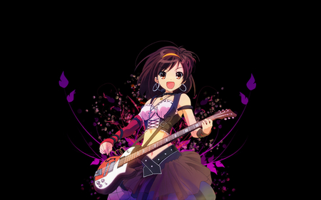 Guitar Star - girl, guitar, anime, kumaresh